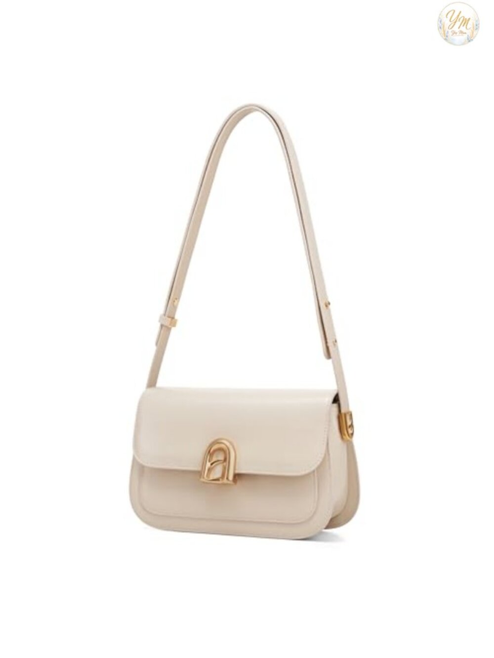 Genuine Leather Crossbody Shoulder Bag Structured Purse